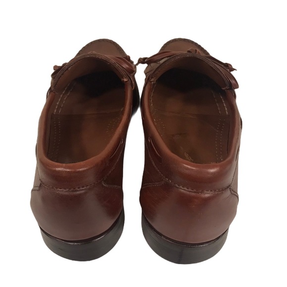 Allen Edmonds Brown Bowtie Leather Loafers US 8.5 - Picture 8 of 9